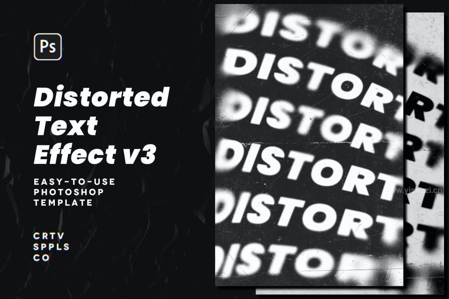 ysz-300007 Distorted-Text-Effect-Vol-03z2.jpg