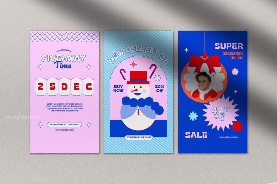 ysz-203948 Blue-Cartoon-Retro-Christmas-Sale-Instagram-Packz6.jpg