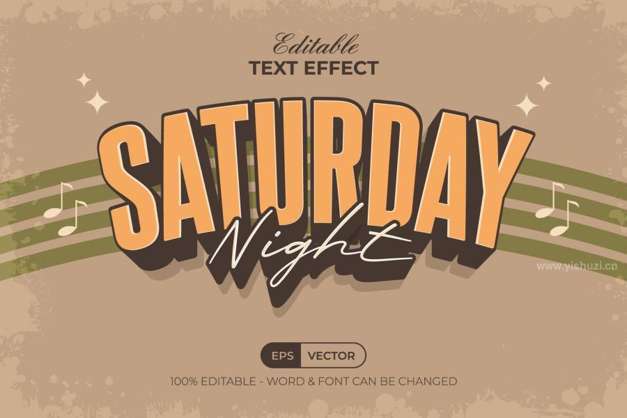 ysz-203961 Vintage-Text-Effect-Saturday-Night-Stylez2.jpg