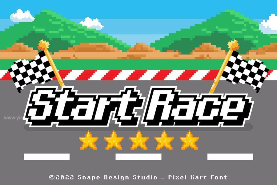 ysz-201670 Pixel-Kart---Pixel-Fontz5.jpg