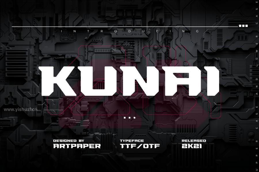 ysz-201892 KUNAI-Display-Font-Futuristic-Typez7.jpg