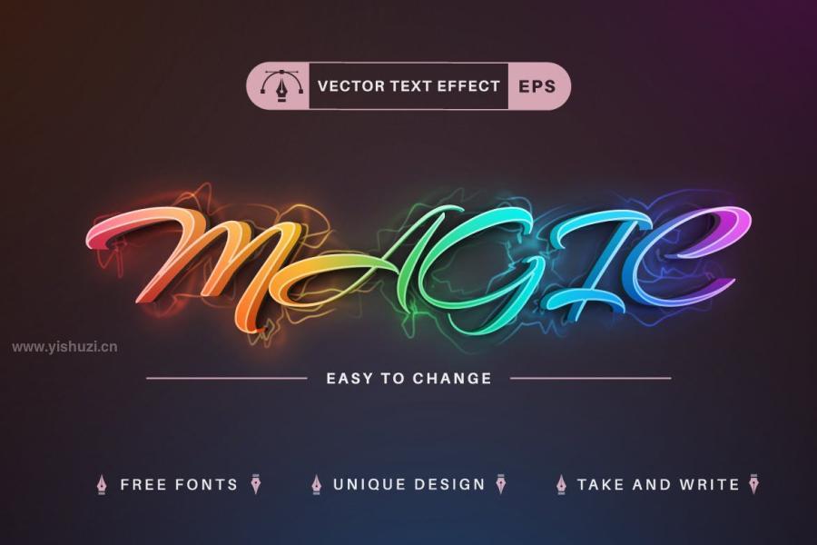 ysz-201992 Unicorn-Glow---Editable-Text-Effect,-Font-Stylez6.jpg