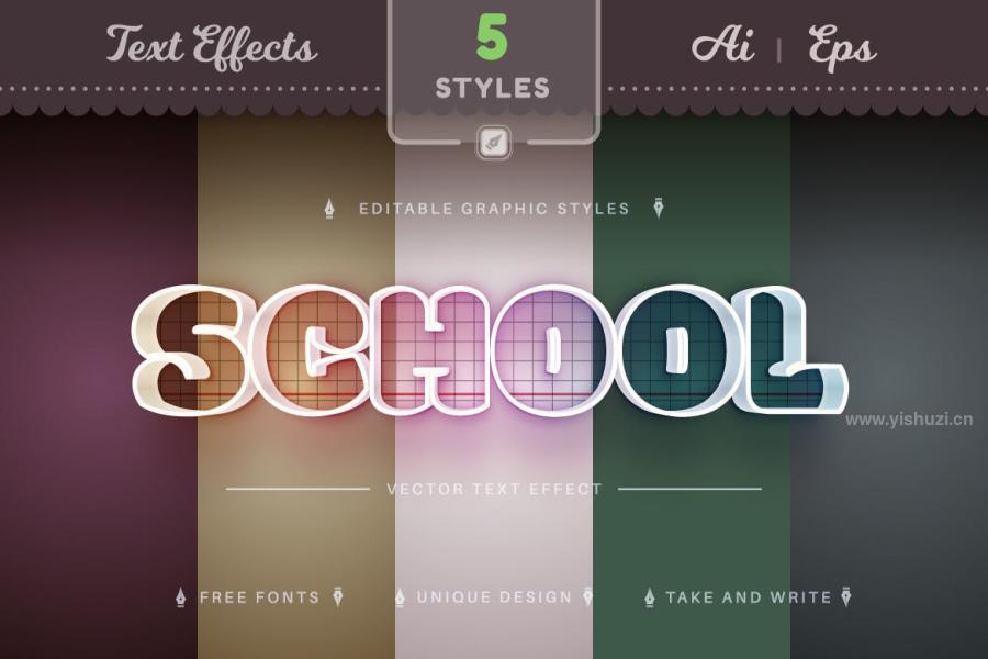 ysz-201993 Set-5-Back-To-School-Editable-Text-Effectsz6.jpg