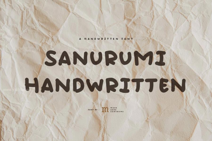 ysz-202058 Sanurumi-Handwritten-A-Handwritten-Fontz2.jpg