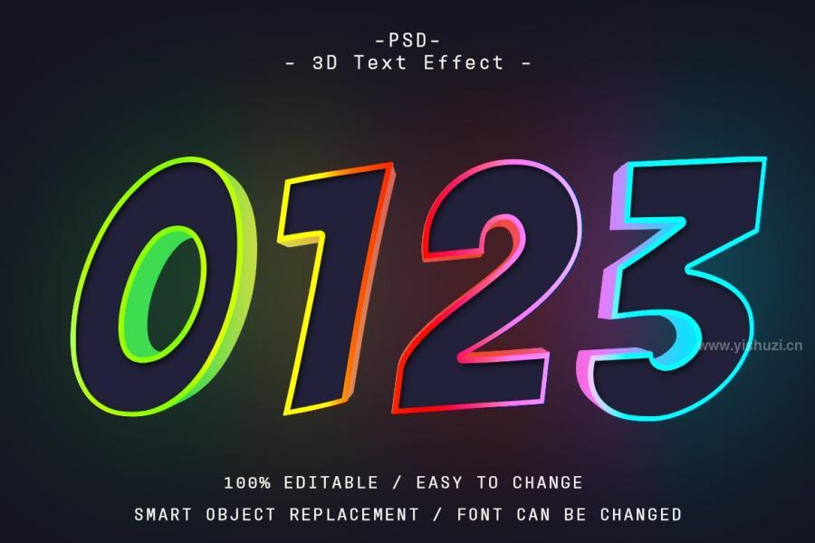 ysz-200101 3D-Colorful-Glowing-Text-Effect-Photoshopz3.jpg