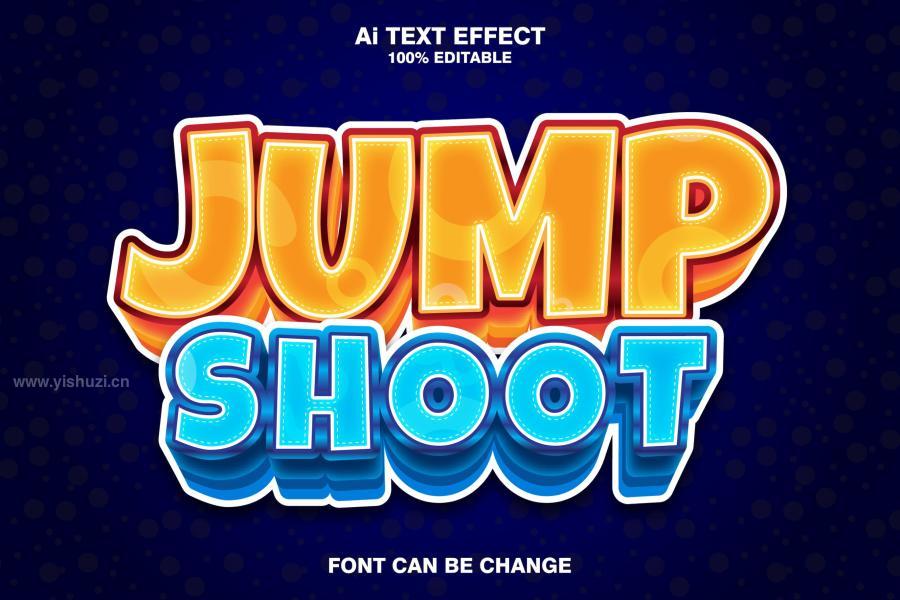 ysz-200473 Jump-Shoot-3d-Text-Effectz2.jpg
