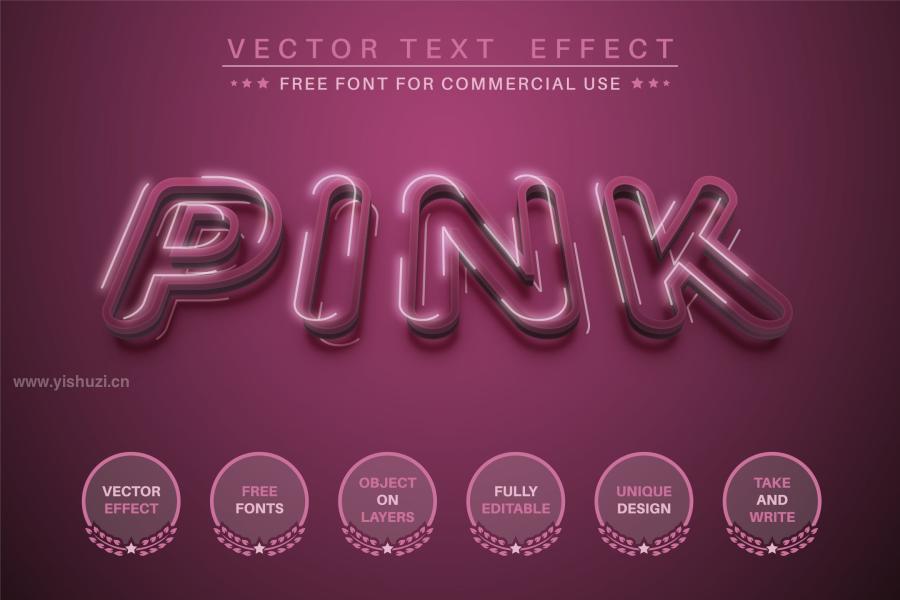 ysz-200590 Pink---editable-text-effect,-font-stylez2.jpg