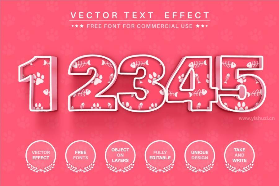 ysz-200591 Footprint-cat---editable-text-effect,-font-stylez4.jpg