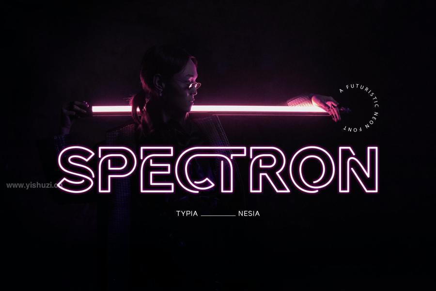 ysz-200598 Spectron---Techno-Scifi-Neon-Outline-Sansz2.jpg