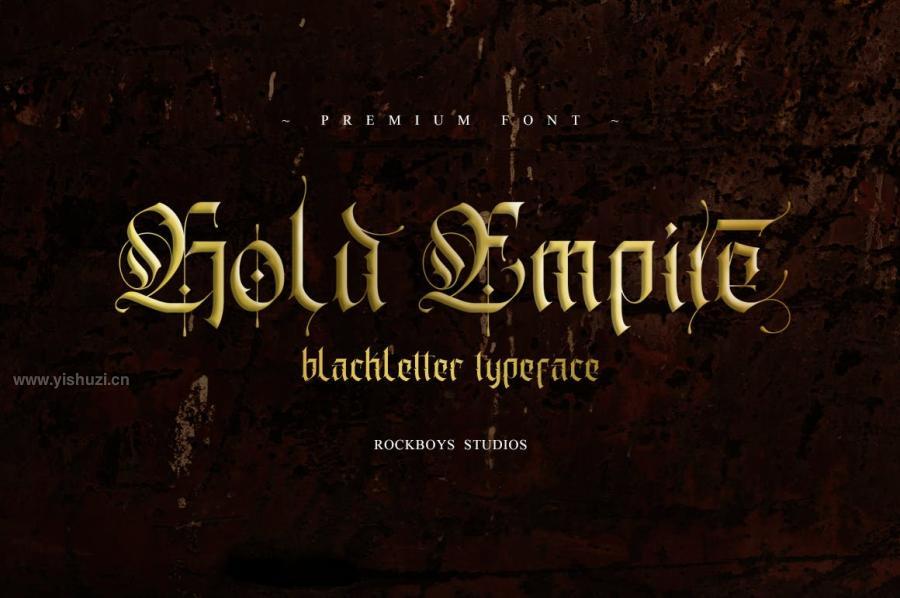 ysz-200659 Gold-Empire---Blackletter-Fontz6.jpg