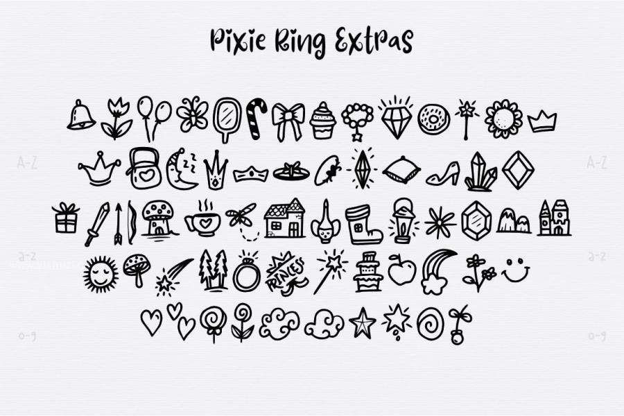 ysz-200024 Pixie-Ring-Font-with-Illustrationsz6.jpg