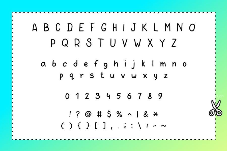 ysz-200072 Doodic-font-with-doodle-iconsz3.jpg