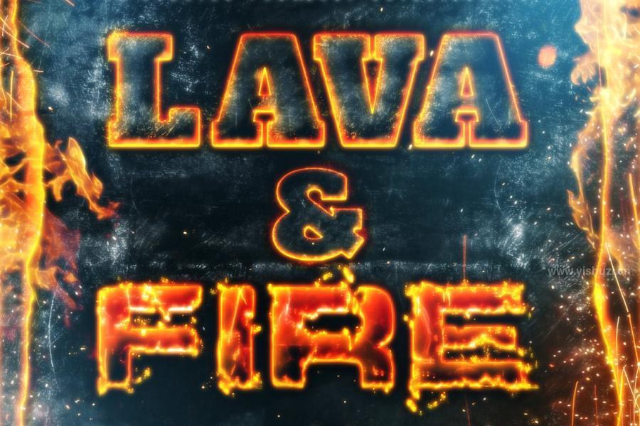 ysz-201211 Hot-Lava--Fire-Photoshop-Layer-Stylesz4.jpg