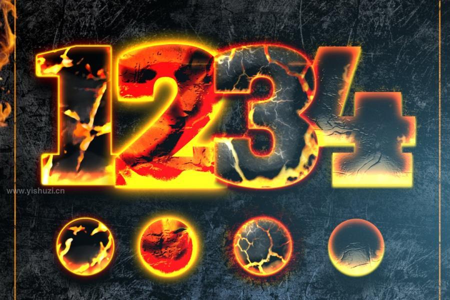 ysz-201211 Hot-Lava--Fire-Photoshop-Layer-Stylesz5.jpg