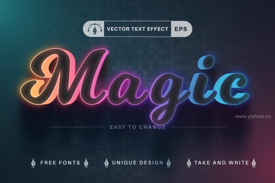 ysz-201589 Set-10-Rainbow-Editable-Text-Effects,-Font-Stylesz8.jpg