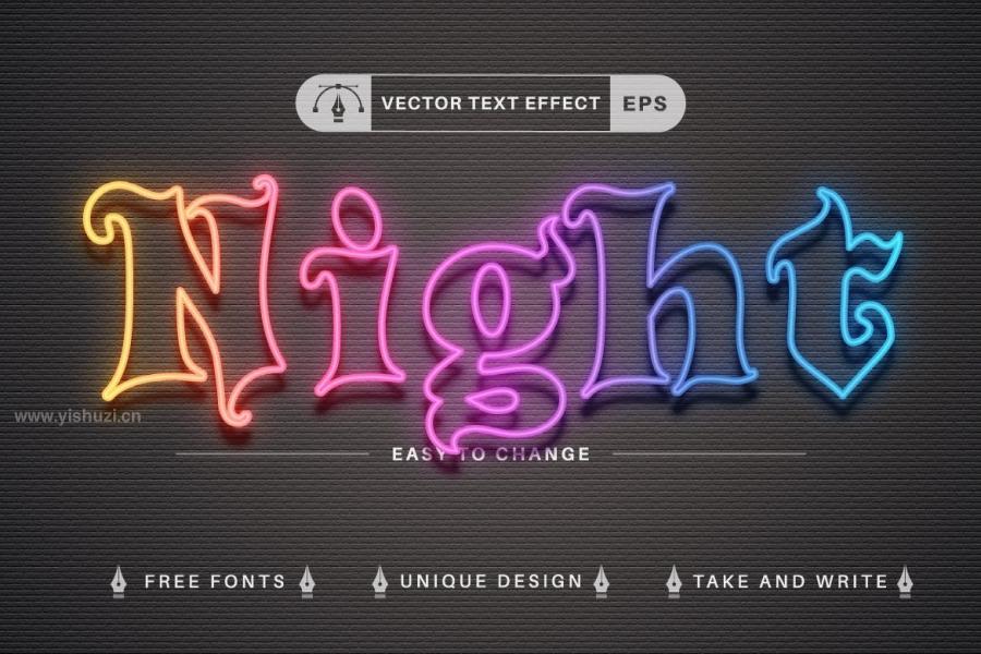ysz-201589 Set-10-Rainbow-Editable-Text-Effects,-Font-Stylesz9.jpg