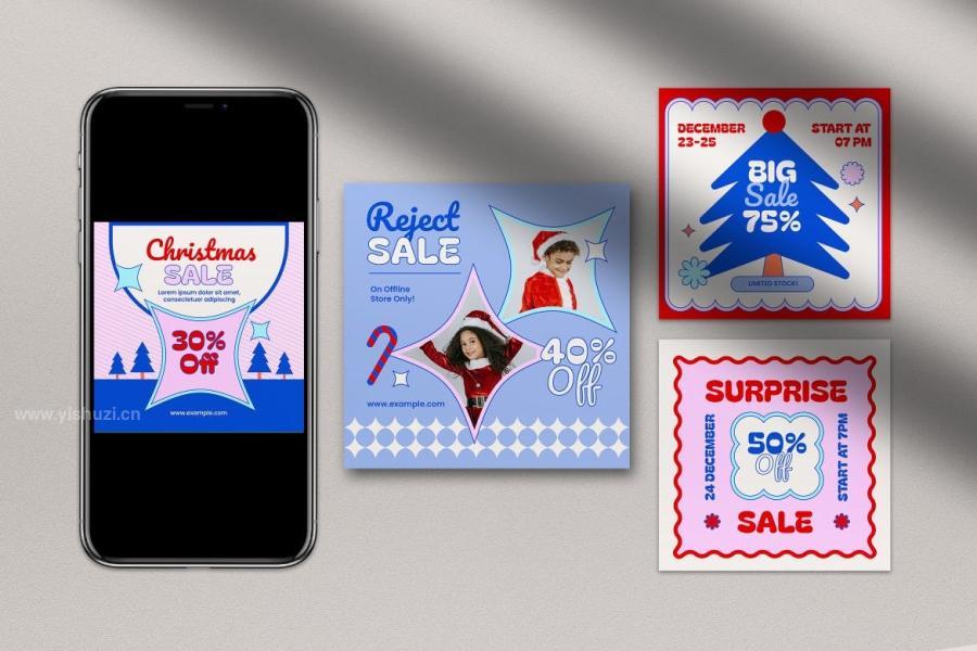 ysz-203948 Blue-Cartoon-Retro-Christmas-Sale-Instagram-Packz5.jpg