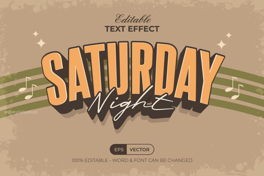 ysz-203961 Vintage-Text-Effect-Saturday-Night-Stylez3.jpg