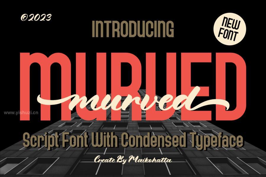 ysz-204181 Murved---Script-Font-with-Condensed-Typefacez2.jpg