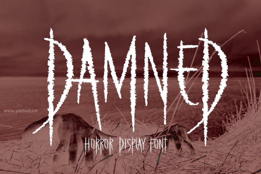 ysz-202901 Damned-Horror-Display-Fontz10.jpg