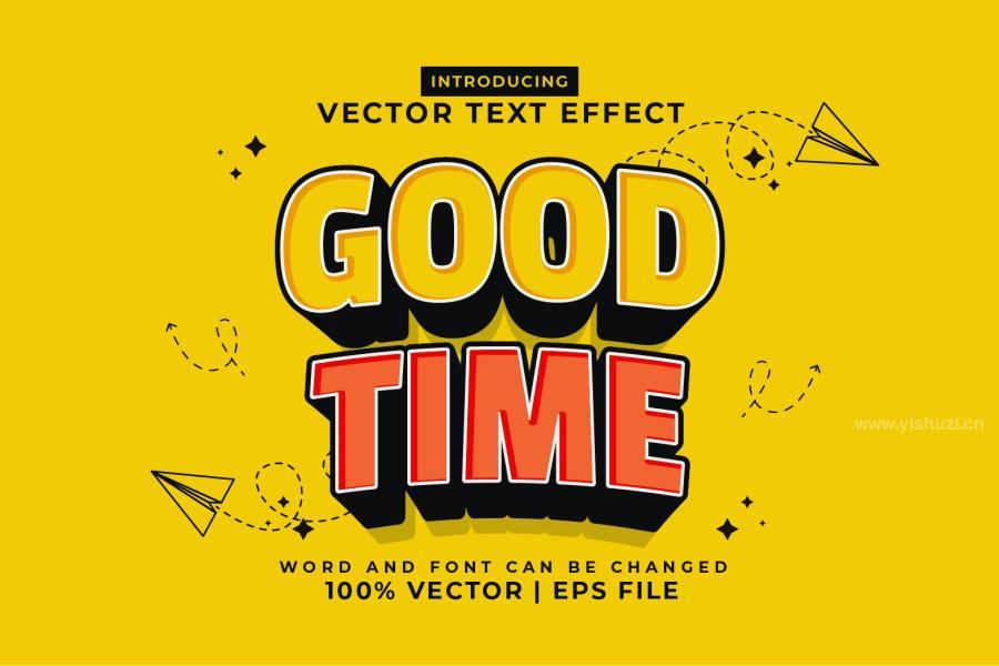 ysz-203241 Good-Time-Vector-Editable-Text-Effectz3.jpg