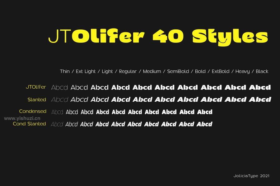 ysz-203253 JT-Olifer-Sans-40-Fonts-Familyz4.jpg