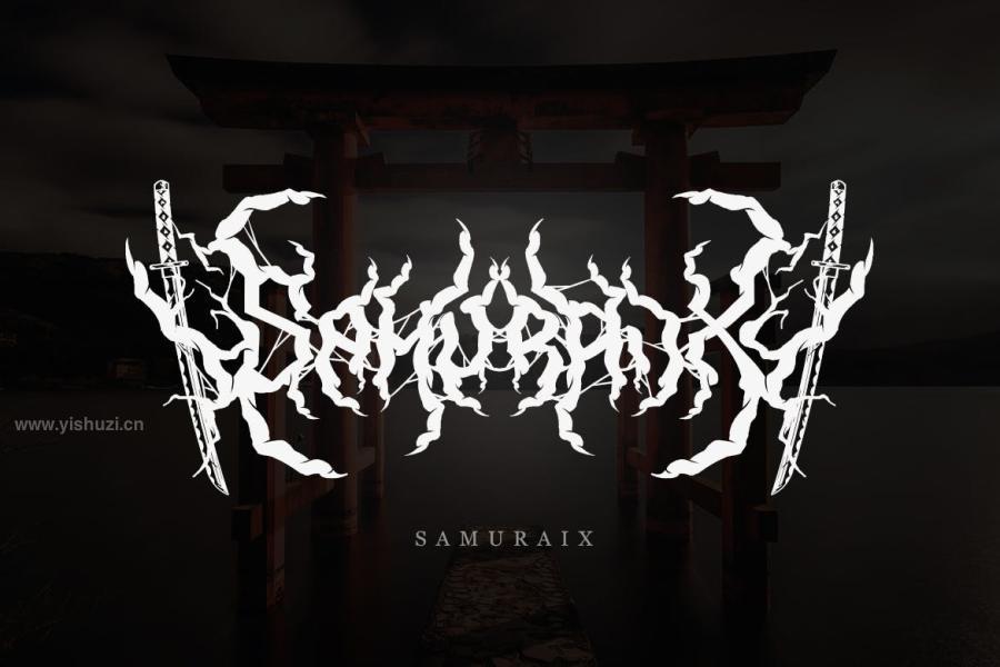 ysz-203274 Gorezack-Black-Metal-Font-Vol-2z3.jpg