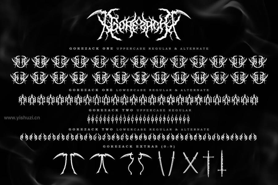 ysz-203274 Gorezack-Black-Metal-Font-Vol-2z4.jpg
