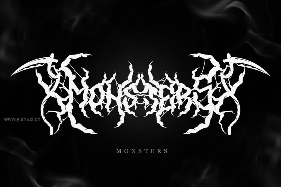 ysz-203274 Gorezack-Black-Metal-Font-Vol-2z6.jpg