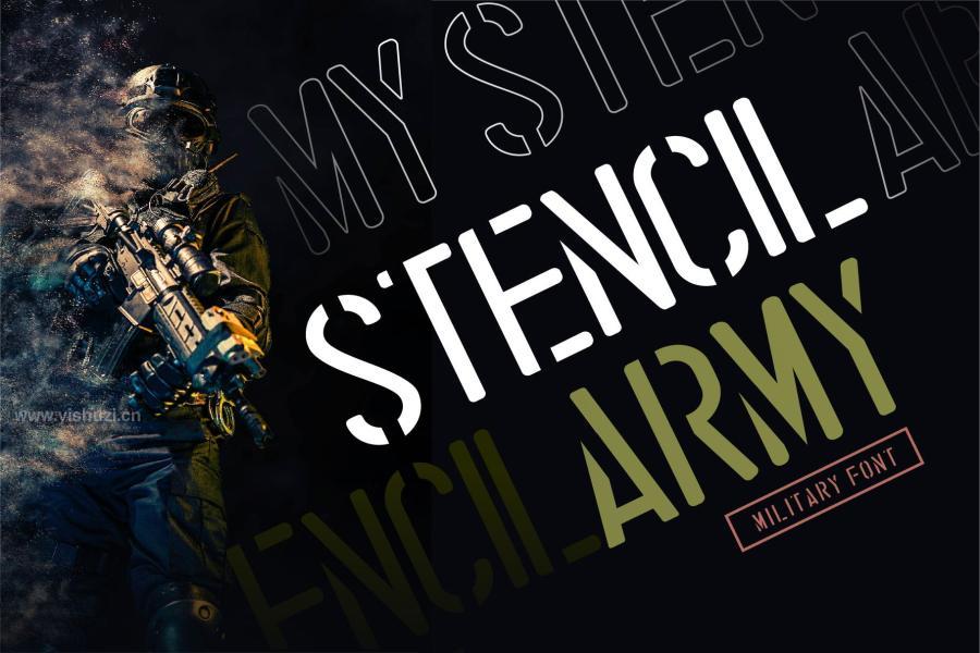 ysz-203185 Stencil-Armyz5.jpg