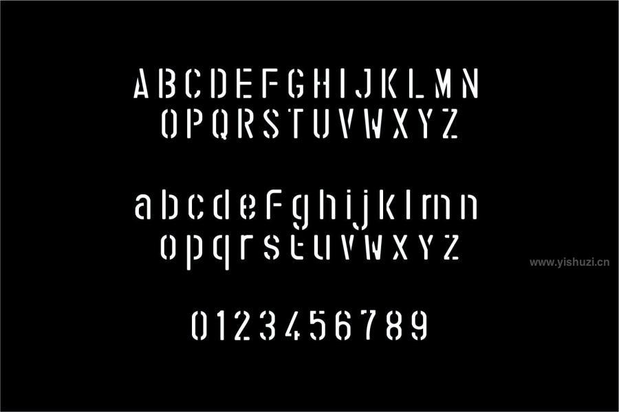 ysz-203185 Stencil-Armyz8.jpg