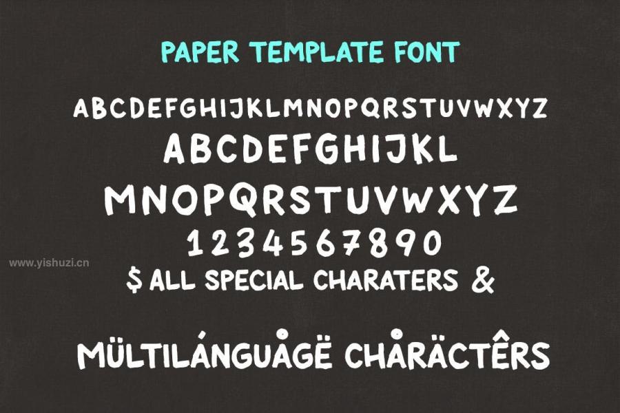 ysz-203506 Paper-Template-Rough-Casual-Fontz7.jpg