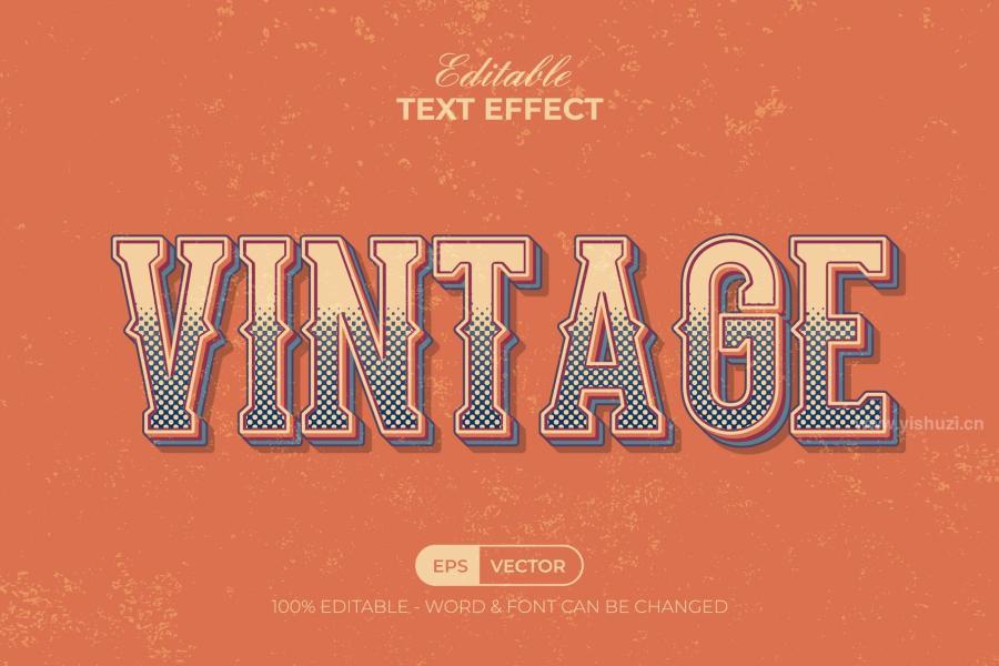 ysz-203511 Vintage-Text-Effect-Dot-Textured-Stylez4.jpg
