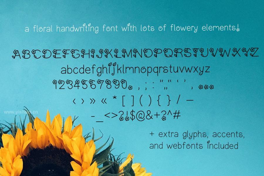 ysz-203743 Flowering-Cute-Handwriting-Font-with-Flowersz4.jpg
