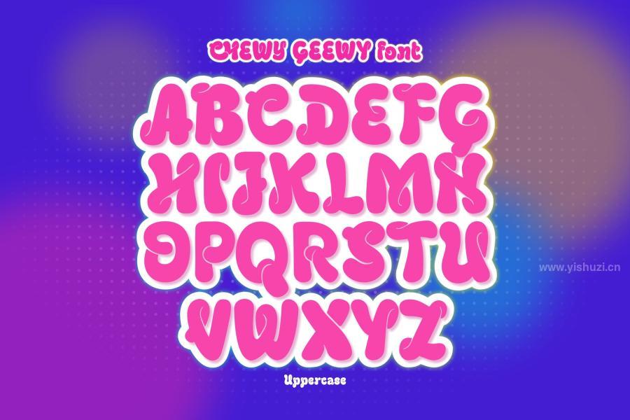 ysz-203745 Chewy-Geewy---A-Groovy-Bubbly-Typefacez8.jpg
