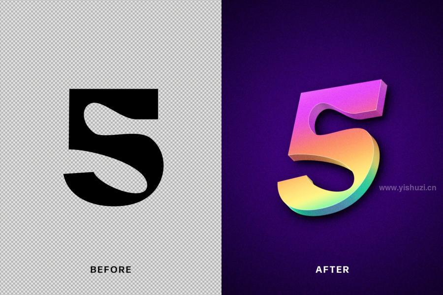 ysz-203871 Smooth-Gradient-3D-Text-Effectz6.jpg