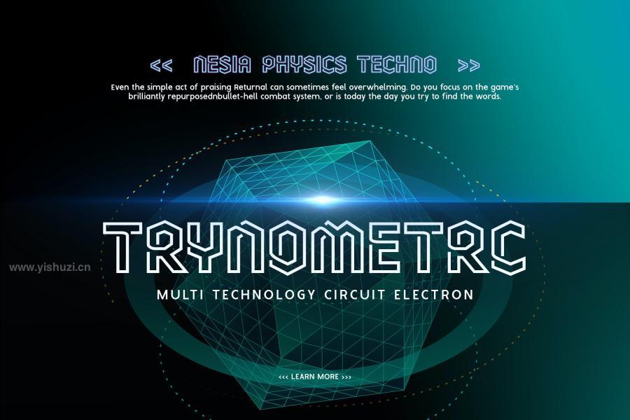 ysz-203782 Codemode---Hexagonal-Techno-Scifi-Neon-Fontz11.jpg