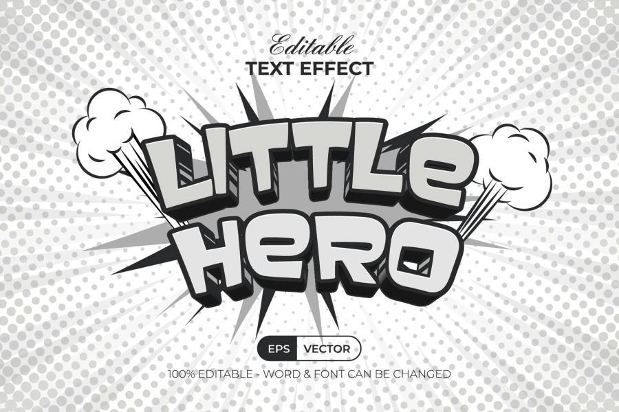 ysz-204494 Little-Hero-Text-Effect-Comic-Stylez2.jpg