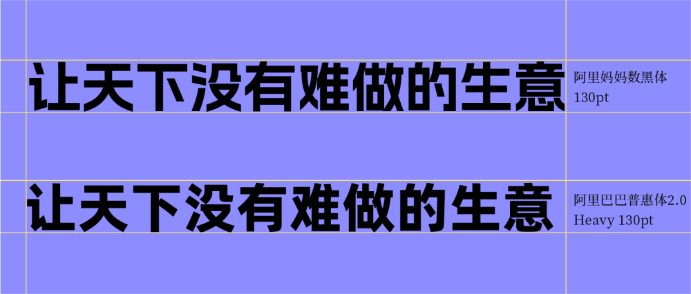 阿里妈妈数黑体｜通用性与易用性强的免费可商用中文字体