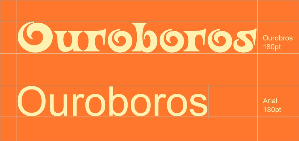 Ouroboros｜具有装饰性艺术的免费可商用英文字体