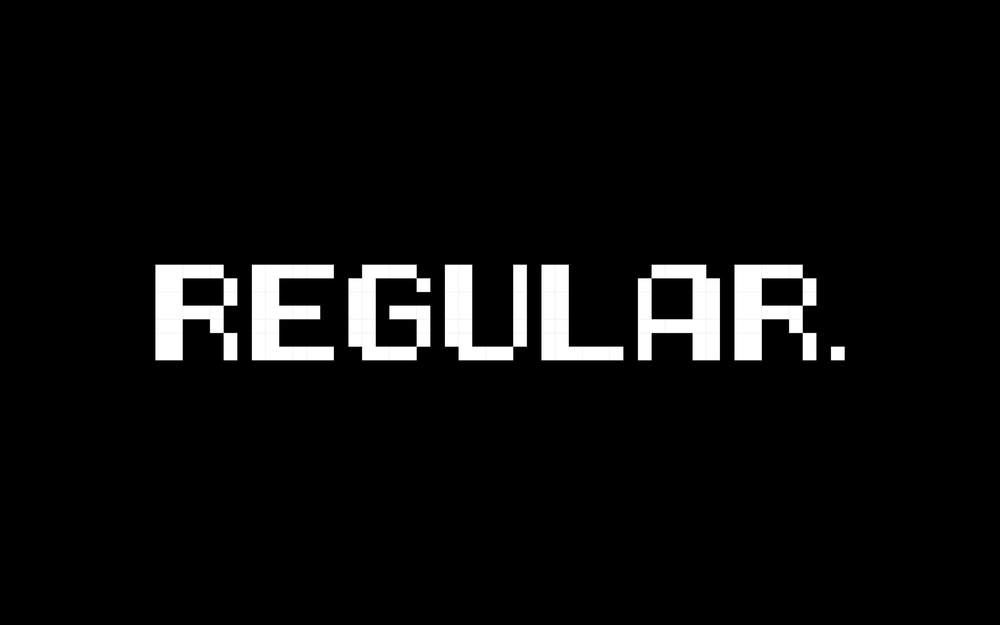 LL PixelFun｜西文电子科技风的免费可商用英文像素字体