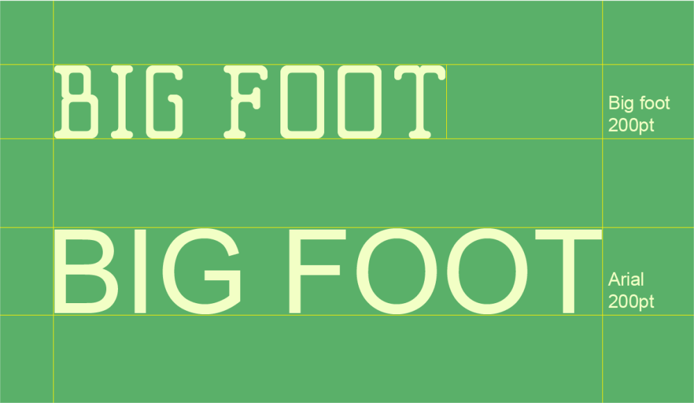 Big Foot｜极具创意独特的免费可商用英文字体