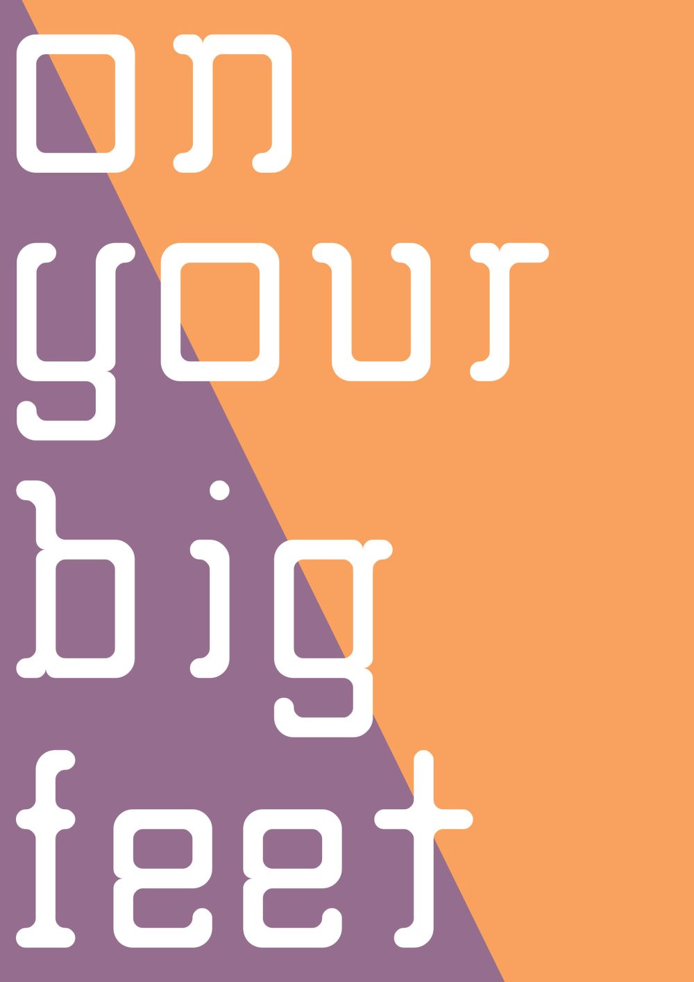 Big Foot｜极具创意独特的免费可商用英文字体