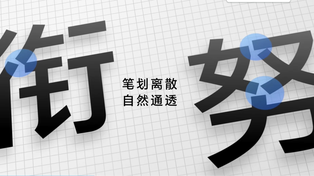 荣耀字体HONOR Sans｜支持字重和中宫双重可变的免费可商用中文字体
